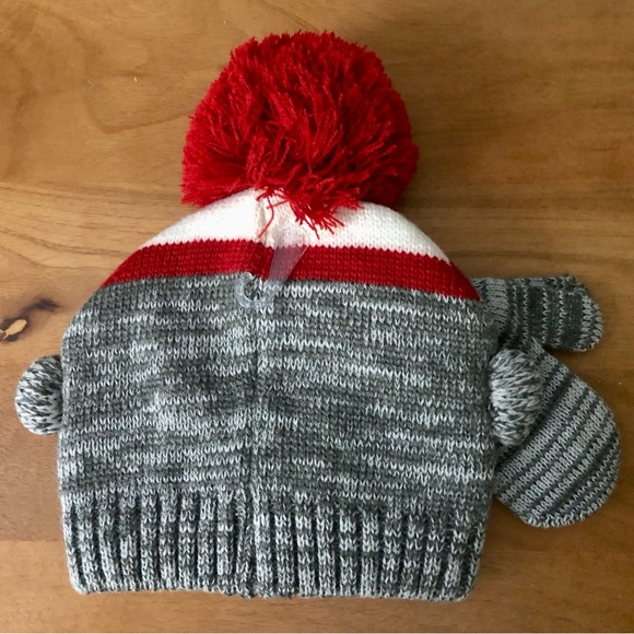 Toby & Me Sock Monkey Hat and Mittens Set - Picture 2 of 8